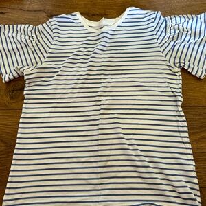 Girls GAP blue striped shirt